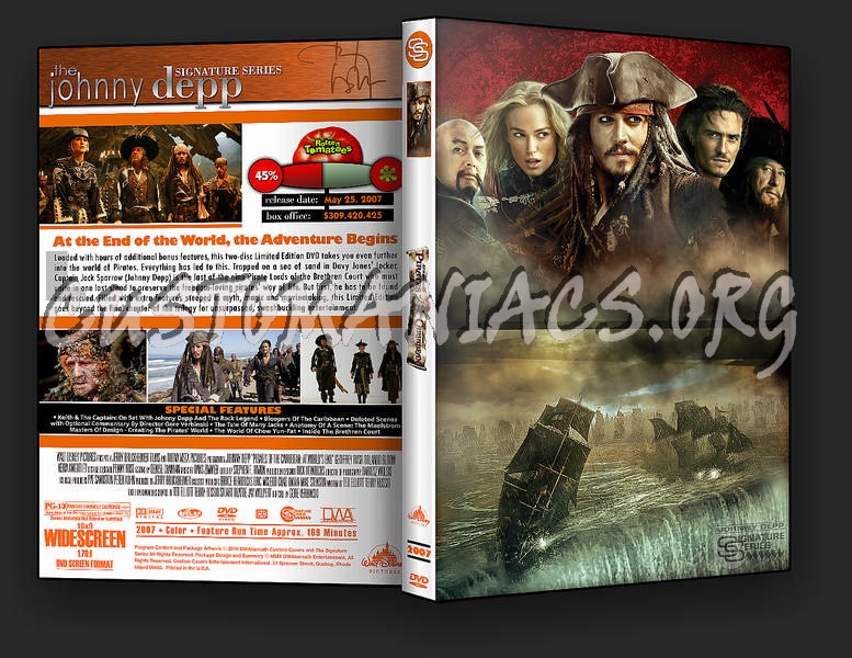 Pirates of the Caribbean: At World's End dvd cover