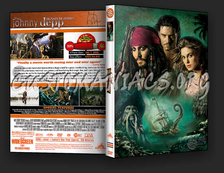 Pirates of the Caribbean: Dead Man's Chest dvd cover