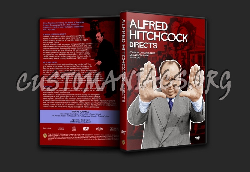 Alfred Hitchcock Directs dvd cover