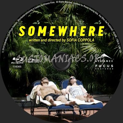 Somewhere blu-ray label