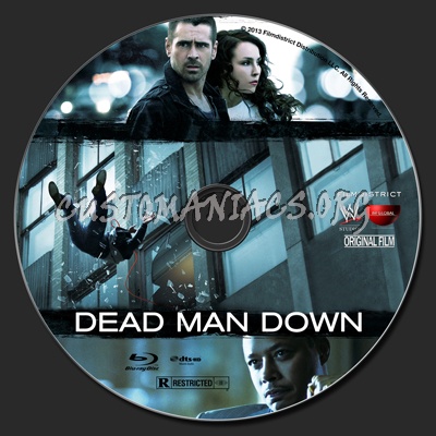Dead Man Down blu-ray label