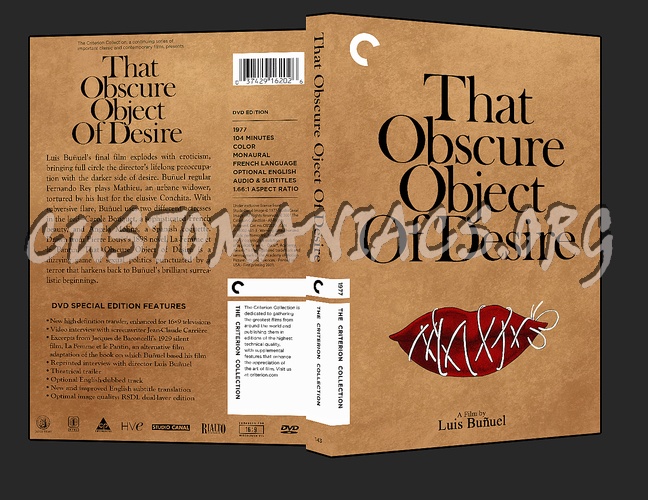 143 - That Obscure Object Of Desire dvd cover