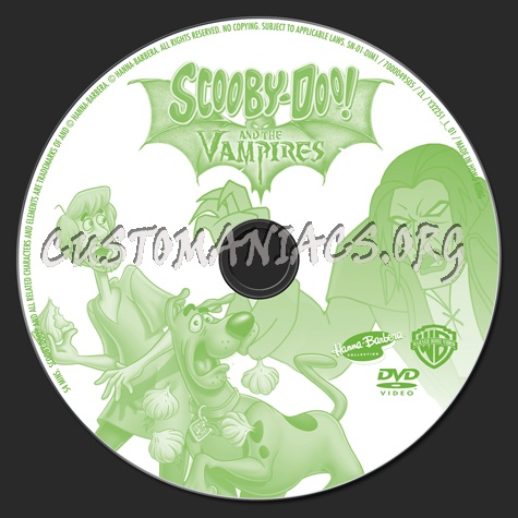 Scooby-Doo and the Vampires dvd label