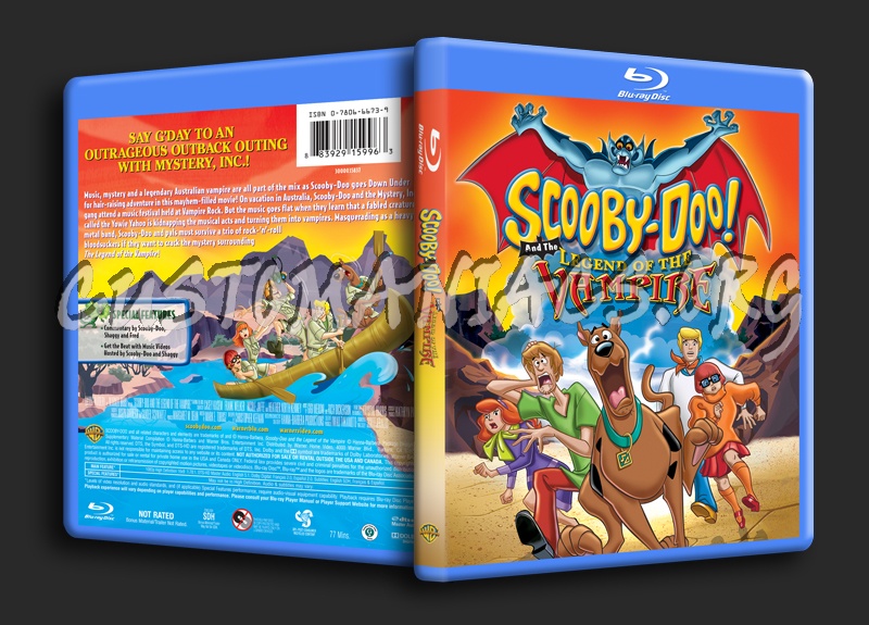 Scooby-Doo! and the Legend of the Vampire blu-ray cover
