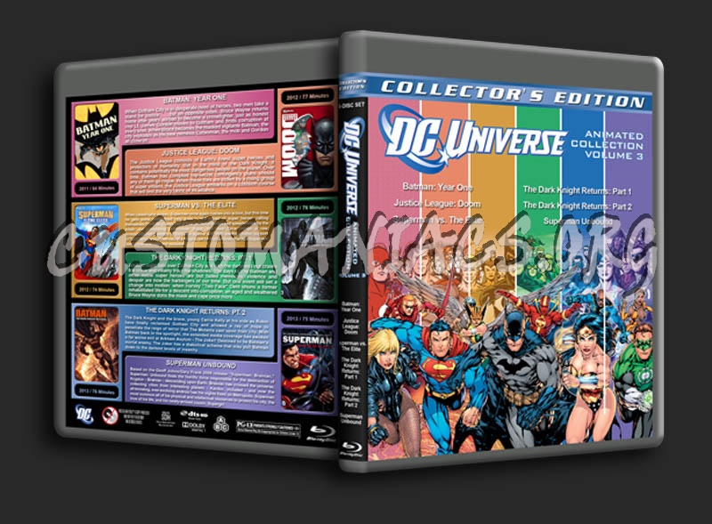 DC Animated Collection - Volume 3 blu-ray cover