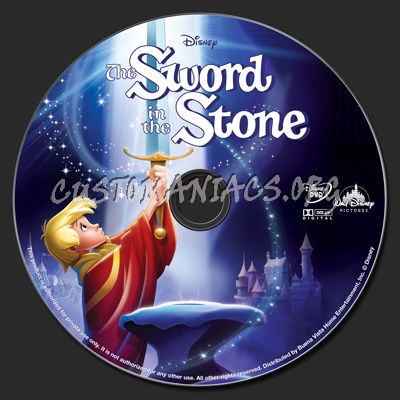 The Sword In The Stone dvd label