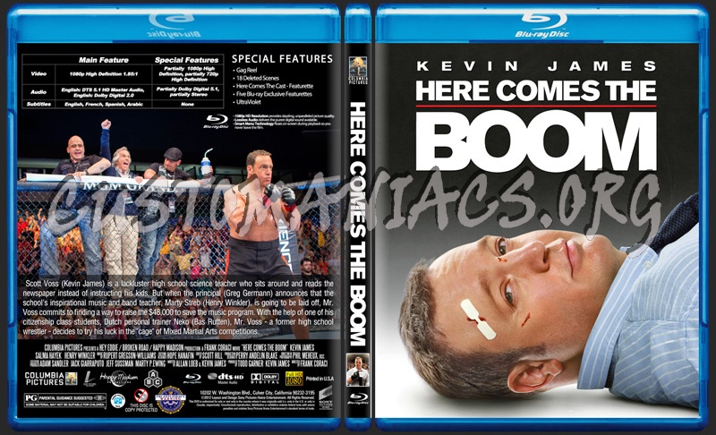Here Comes The Boom blu-ray cover