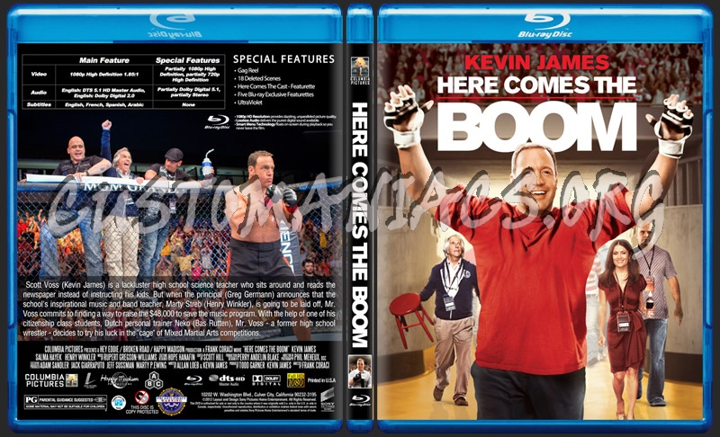 Here Comes The Boom blu-ray cover