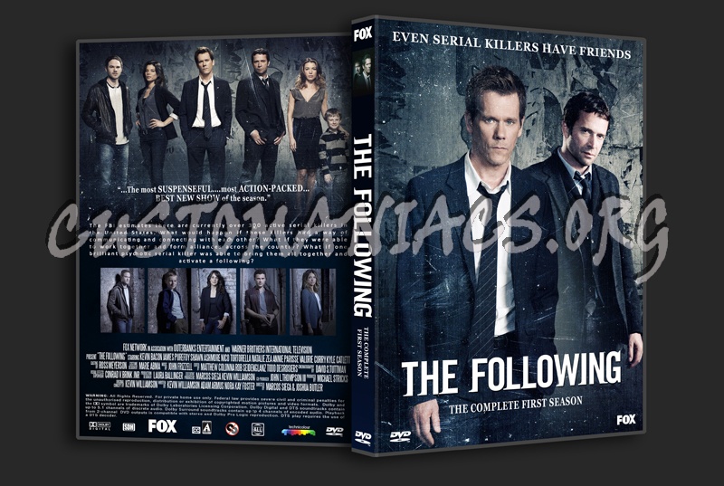 The Following Season 1 dvd cover