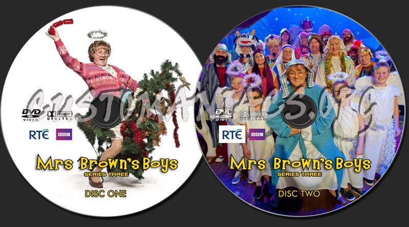 Mrs Brown's Boys Series 3 dvd label