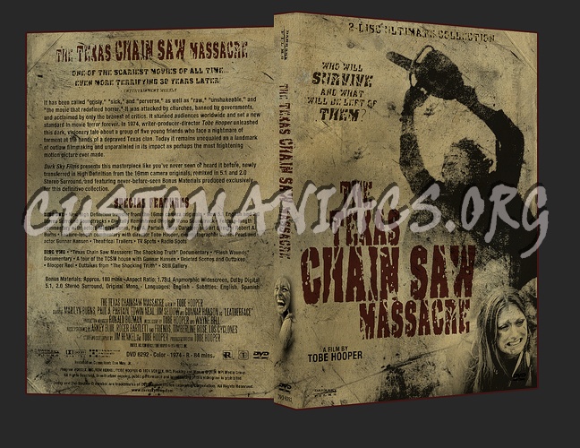 The Texas Chain Saw Massacre (1974) dvd cover