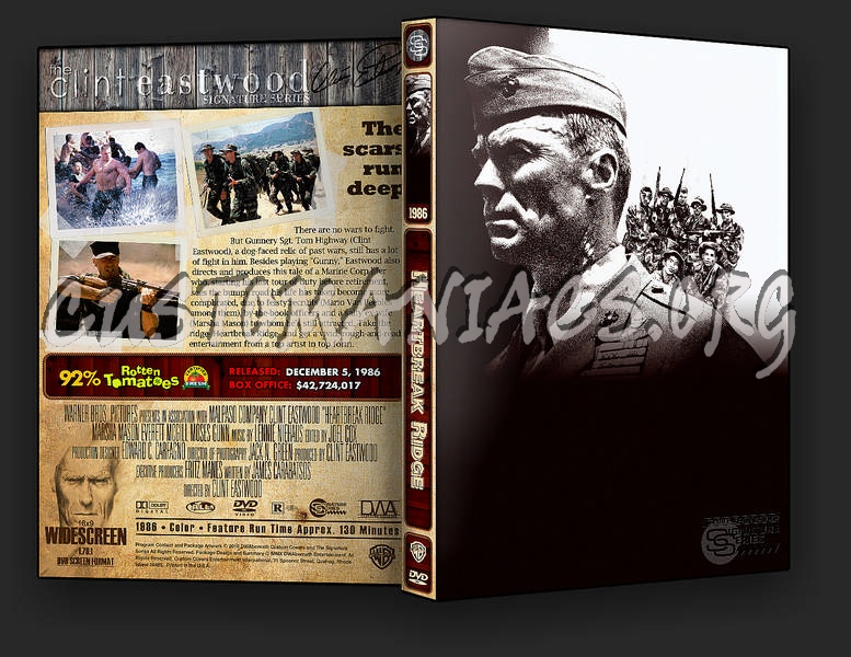 Heartbreak Ridge dvd cover