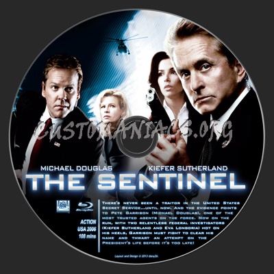 The Sentinel blu-ray label