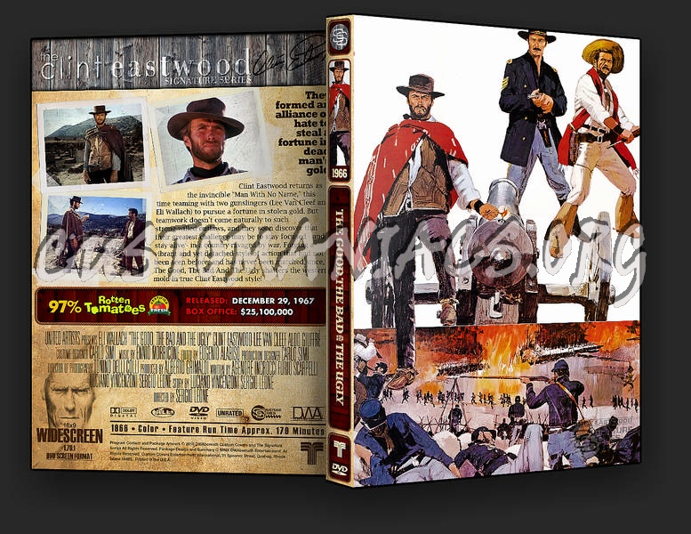 The Good, the Bad and the Ugly dvd cover