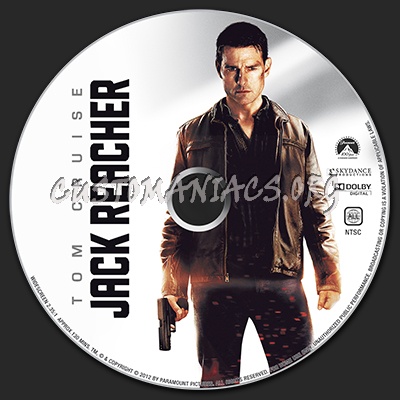 Jack Reacher dvd label