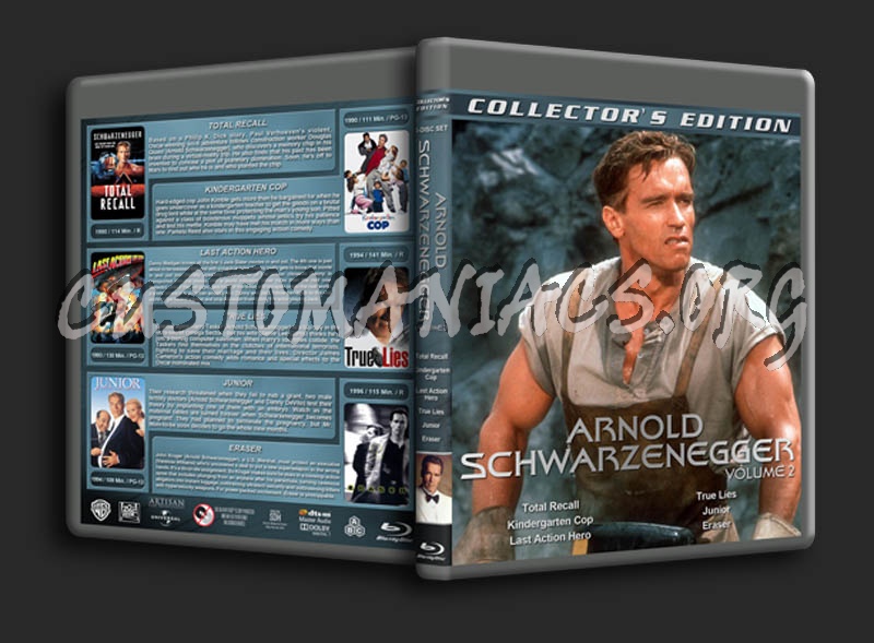 Arnold Schwarzenegger Collection - Volume 2 blu-ray cover