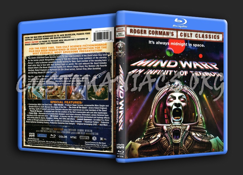 Roger Corman's Cult Classics - Galaxy Of Terror blu-ray cover