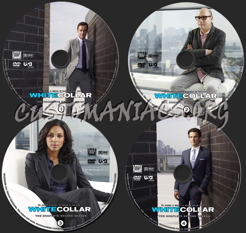White Collar - Season 2 dvd label