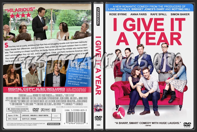 I Give It a Year dvd cover