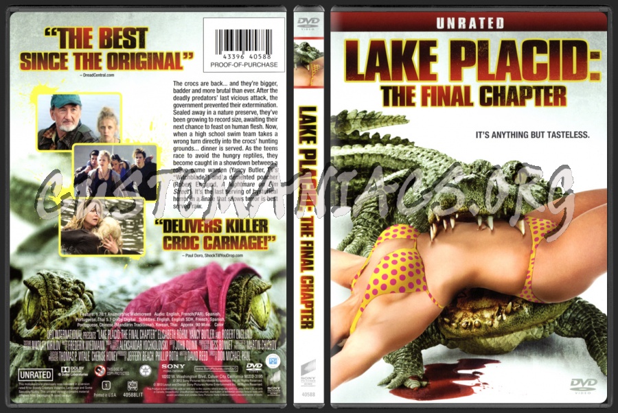 Lake Placid The Final Chapter dvd cover