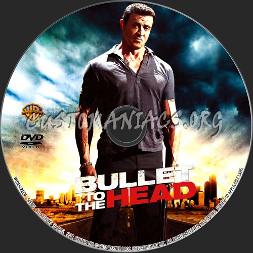 Bullet to the Head dvd label