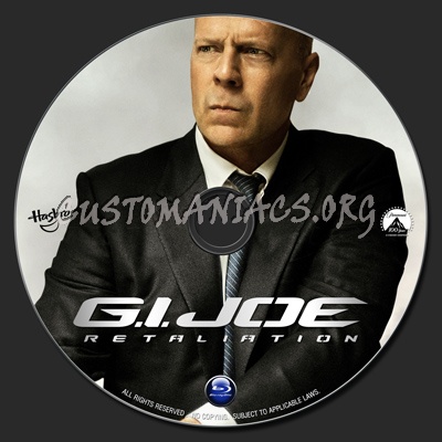 G.I. Joe : Retaliation (2013) blu-ray label