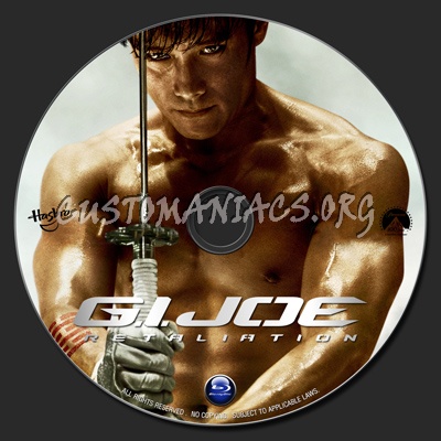 G.I. Joe : Retaliation (2013) blu-ray label