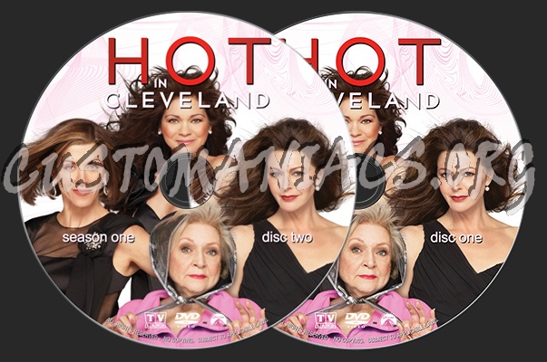 Hot In Cleveland : Season 1 (2010) dvd label