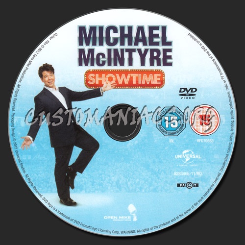 Michael McIntyre Showtime dvd label