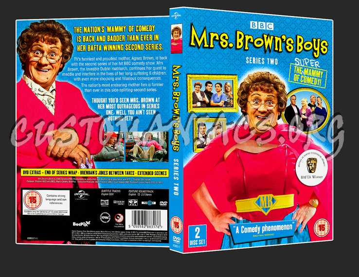 Mrs Brown's Boys Series 2 dvd cover