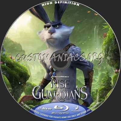 Rise Of The Guardians (2D+3D) blu-ray label