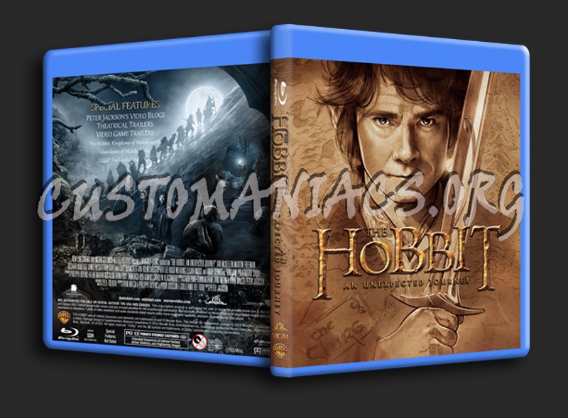 The Hobbit: An Unexpected Journey blu-ray cover