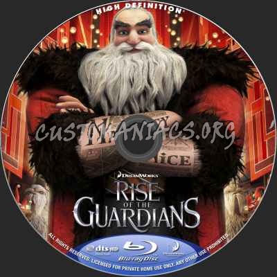 Rise Of The Guardians (2D+3D) blu-ray label