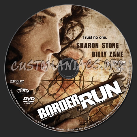 Border Run dvd label