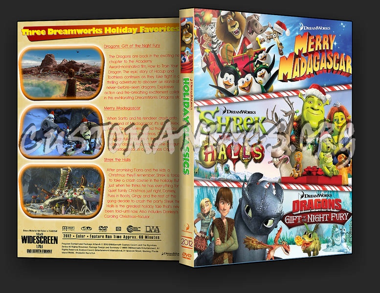 Dreamworks Holiday Classics dvd cover