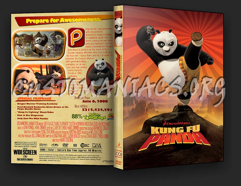 Kung Fu Panda dvd cover