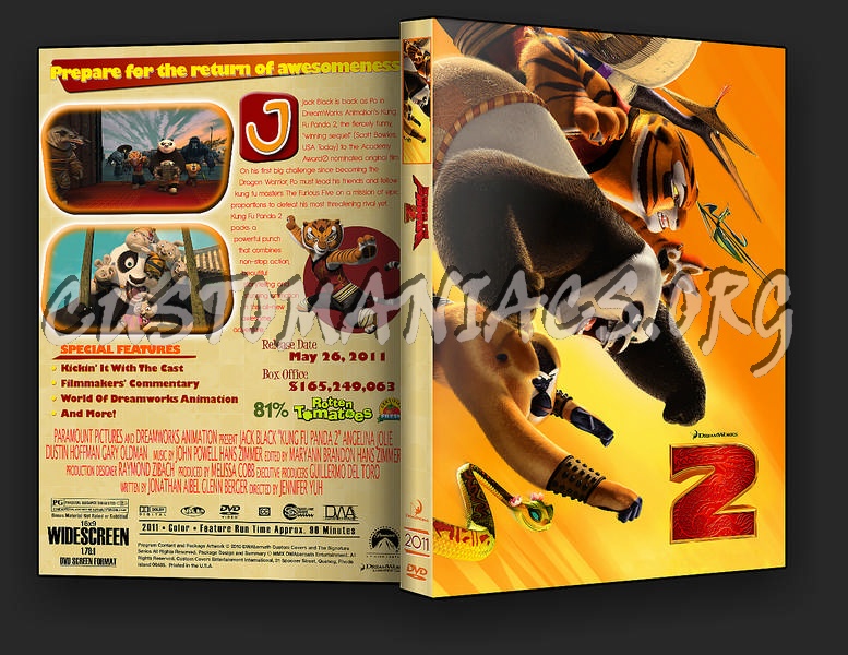 Kung Fu Panda 2 dvd cover