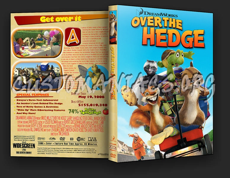 Over the Hedge dvd cover