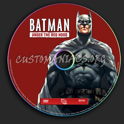 Batman: Under the Red Hood dvd label