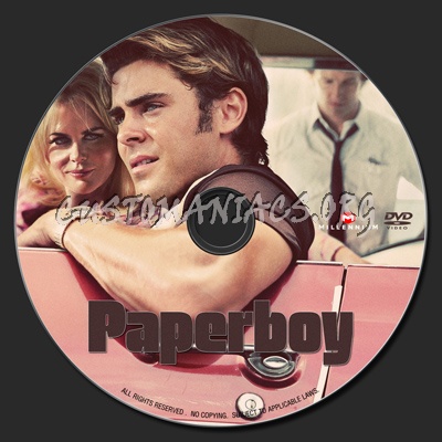 Paperboy (2012) dvd label