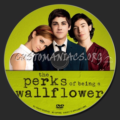 The Perks Of Being A Wallflower (2012) dvd label