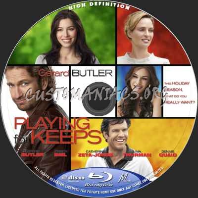 Playing For Keeps blu-ray label