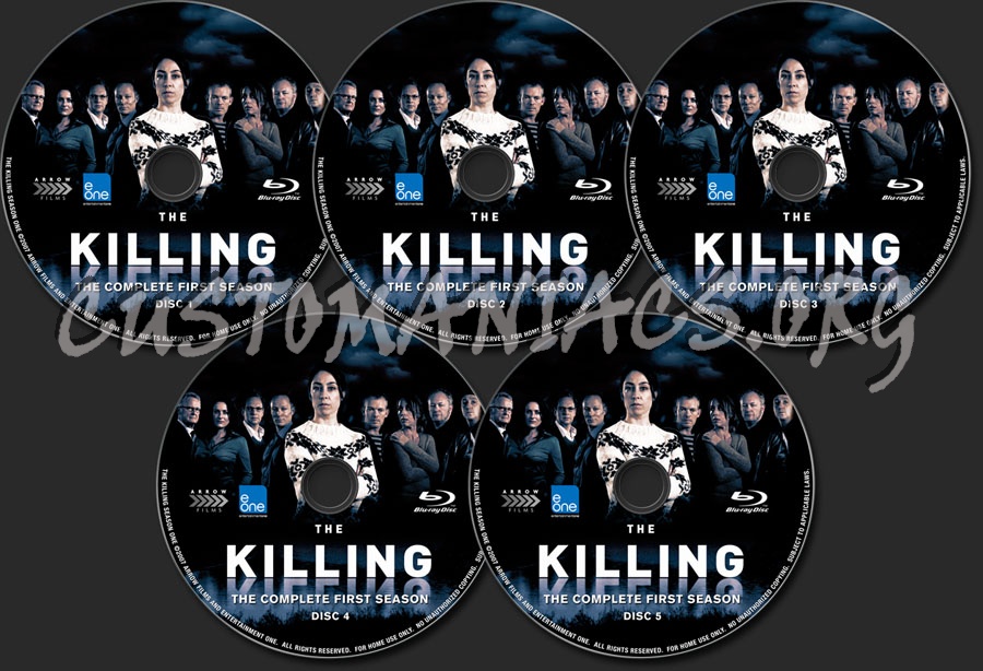 The Killing Series 1 blu-ray label