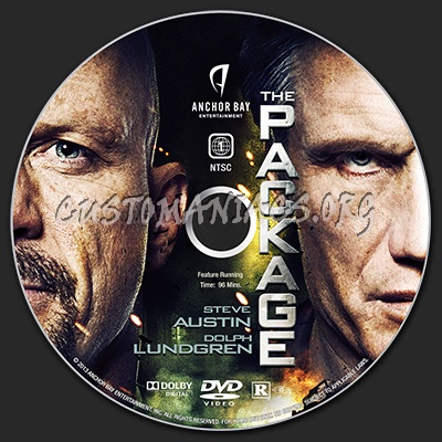 The Package dvd label