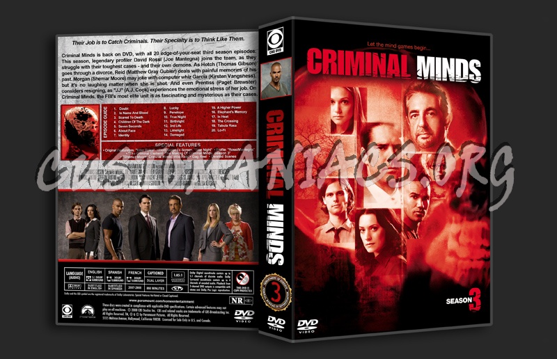 Criminal Minds: Seasons 1-7 dvd cover