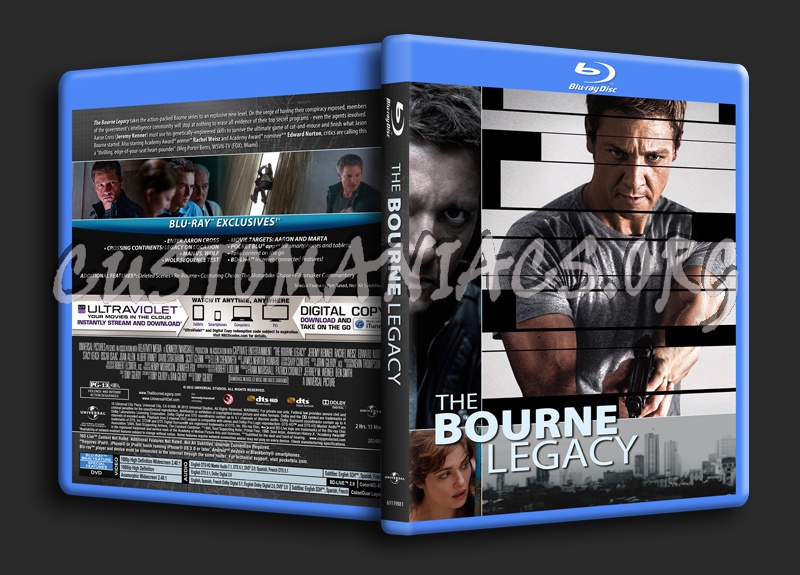 The Bourne Legacy blu-ray cover