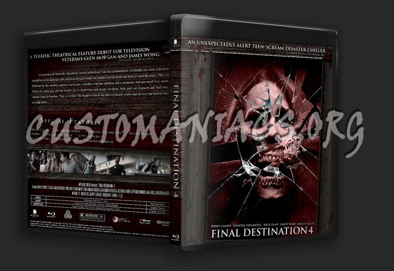 Final Destination 4 blu-ray cover