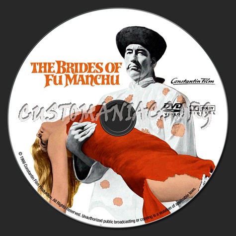 The Brides of Fu Manchu dvd label