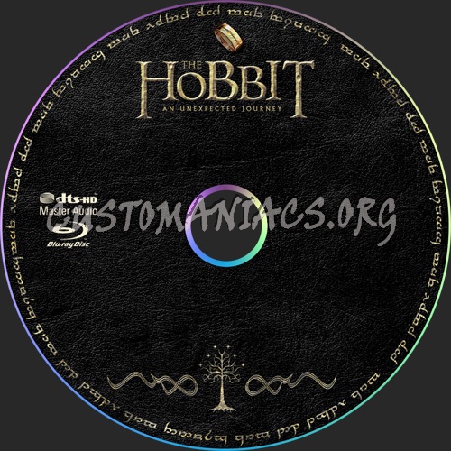 The Hobbit blu-ray label