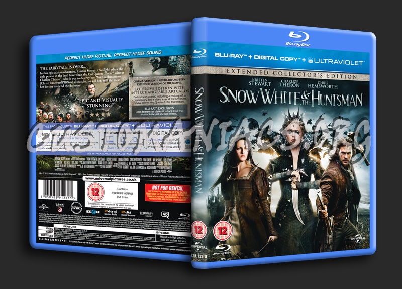 Snow White & the Huntsman blu-ray cover